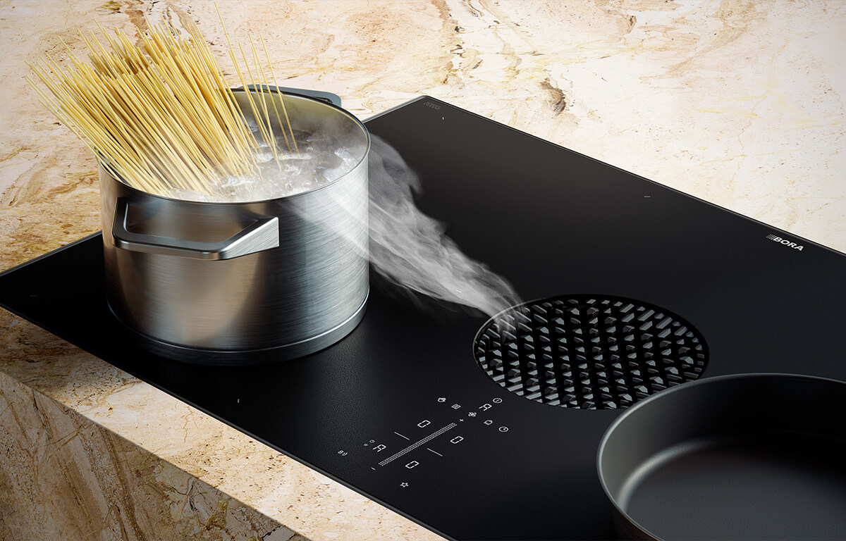 Kuhalna plošča z napo Bora XPure mat / Cooktop extractor Bora XPure Rough